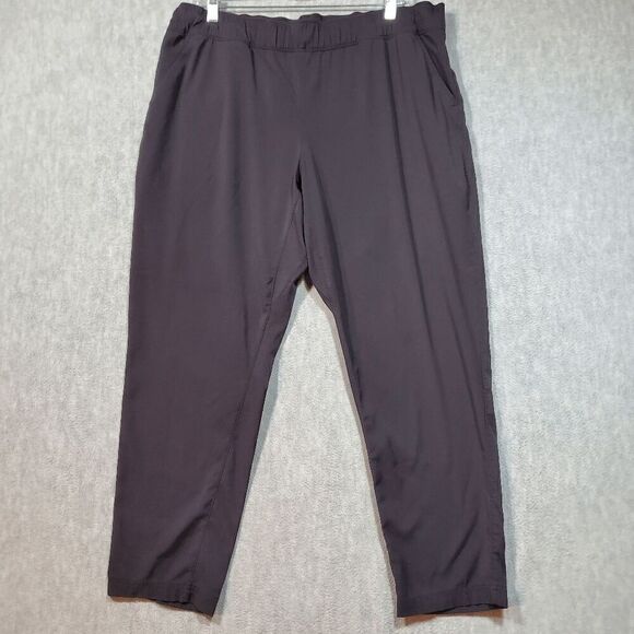 The North Face Pants Womens XL Black Ankle Straight Leg Elastic Waist Pull On - Picture 4 of 10